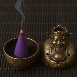 Incensário oriental em miniatura