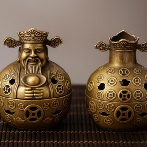 Incensário oriental em miniatura