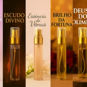 Perfumes Artesanais 10 ml Energizados com Magia do Fogo
