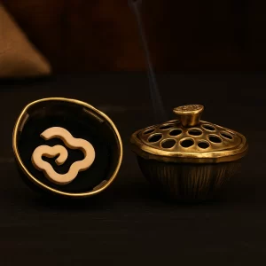 Incensário de Metal – Flor de Lótus (mini)