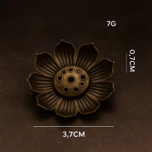 Incensário de Metal – Flor de lotus – Dupla ou Flor Simples