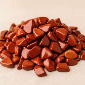 Jaspe Vermelho Rolado PP – Pedra Natural (5 a 10mm)