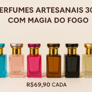 Perfumes Energizados com Magia do Fogo