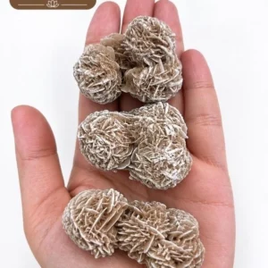 Selenita Rosa do Deserto Pedra Natural Bruta Cristal Espiritual Proteção Energética 3g a 61g – da mini a extra grande