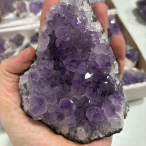 Drusa de Ametista Natural Qualidade A 200g a 350g | Geodo Cristal Roxo Pedra Natural Decoração
