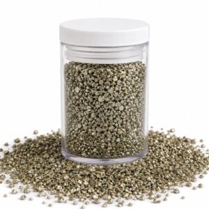 Pó de Pedras Brutas Turmalina Negra Pirita Natural Ouro de Tolo e Pó de Ferro Proteção e Energia