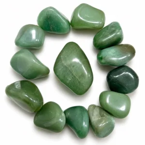 Quartzo Verde Rolado Natural Qualidade A
