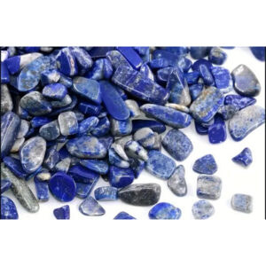 Lápis Lázuli Pedra Natural Rolada 50g | Cristal de Intuição, Sabedoria e Chakra do Terceiro Olho