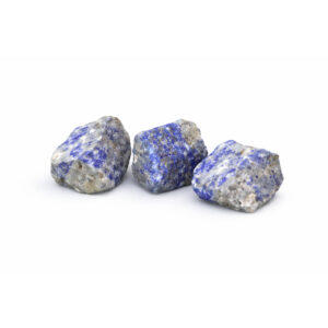 3 Pedras Brutas Lápis Lazúli 20g A 30g 100% Natural Autêntica