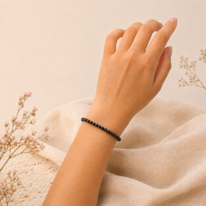 Pulseira de Cascalho de Pedra Natural | Ametista, Quartzo Rosa, Citrino, Ágata, Fluorita e Mais - Imagem 4