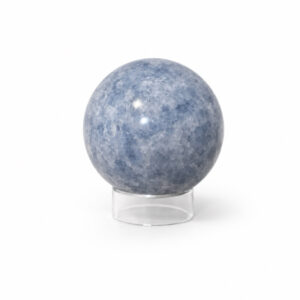 Esfera Grande de Calcita Azul Natural 270g | Cristal da Calma e Harmonia | Pedra para Equilíbrio Energético e Meditação