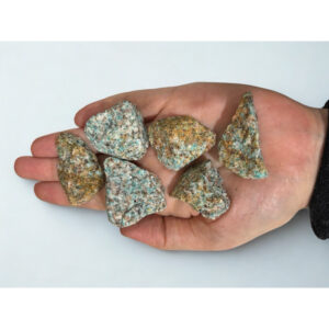 Amazonita Paraíba Bruta Natural Pedra Bruta Cristal Natural Mineral para Coleção Decoração e Artesanato