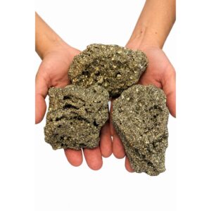 Pirita extra grande | Pirita Pedra Natural da Prosperidade | Cristal de Abundância, Proteção Energética e Sucesso