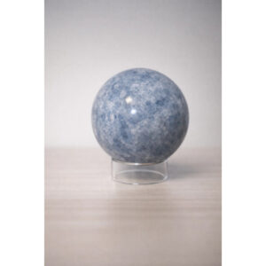 Esfera Grande de Calcita Azul Natural 270g | Cristal da Calma e Harmonia | Pedra para Equilíbrio Energético e Meditação