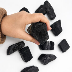 Turmalina Negra Bruta Extra Grande Unidade | Pedra Natural Cristal Proteção Energética Aterramento e Limpeza